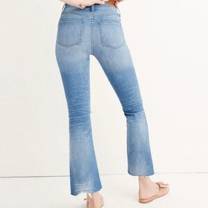 Madewell Cali Demi-Boot Jeans Button Front Distressed – Size 27